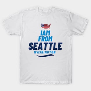 I am from Seattle | American Lovers T-Shirt